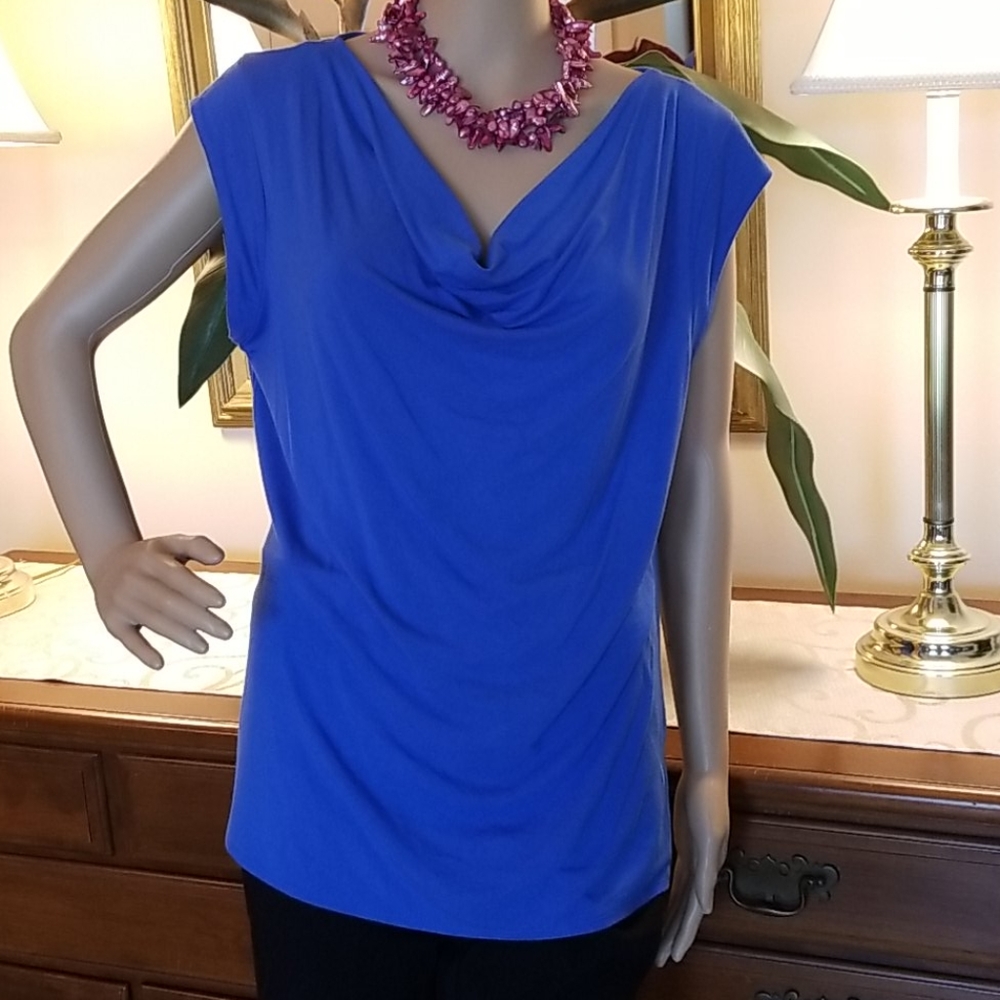 Knit Cowl Neck Top